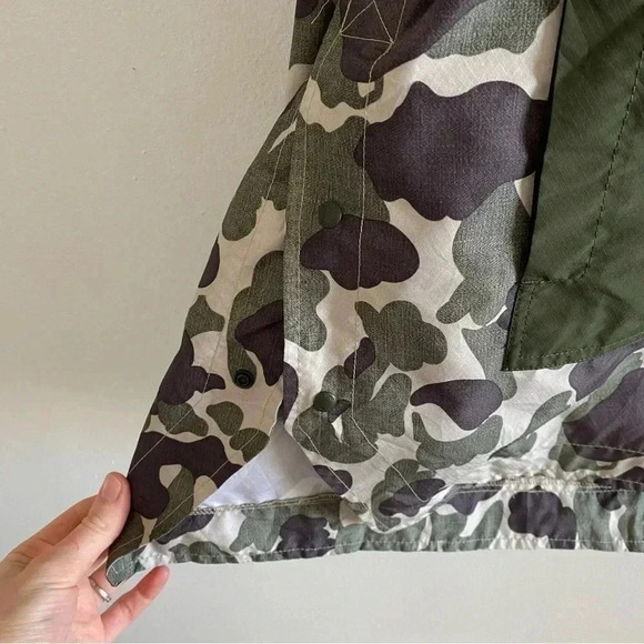 Herschel Voyage Anorak Jacket Men's Dark Green Activewear Hooded Outwear  Sz S - Picture 6 of 9